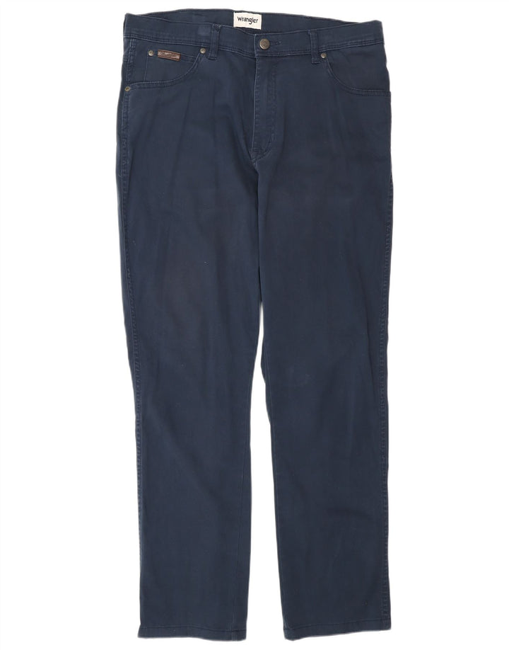 Blugi slim Texas Wrangler pentru bărbați W36 L34 bumbac bleumarin