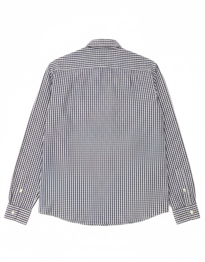 JACK WILLS Mens Shirt Medium Blue Check Cotton
