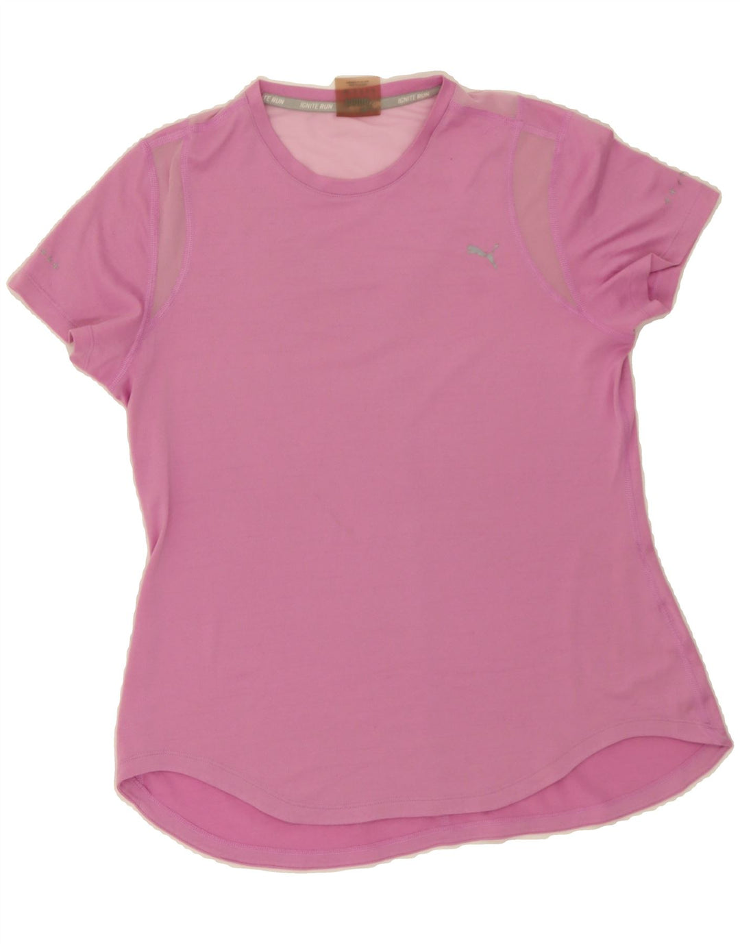 PUMA Womens T-Shirt Top UK 12 Medium Pink Vintage Puma and Second-Hand Puma from Messina Hembry 