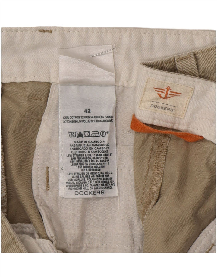 Pantaloni scurti cargo pentru bărbați Dockers W42 2XL, bumbac, bej