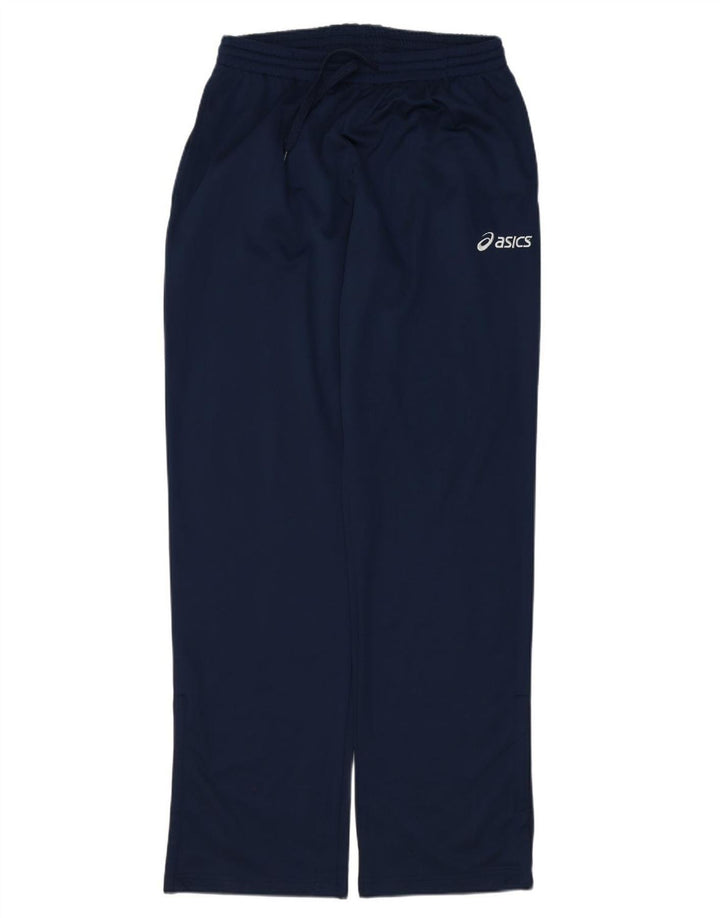 ASICS Mens Tracksuit Trousers XL  Navy Blue Polyester