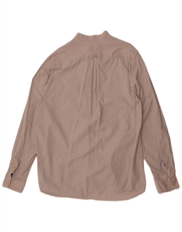 Cămașă pentru bărbați Woolrich din bumbac cu dungi albe mari