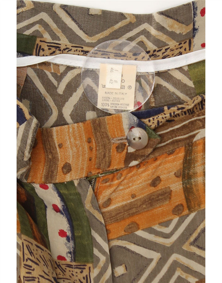 Pantaloni scurți casual pentru femei VINTAGE cu talie înaltă IT 46 Large W28 Multicolor