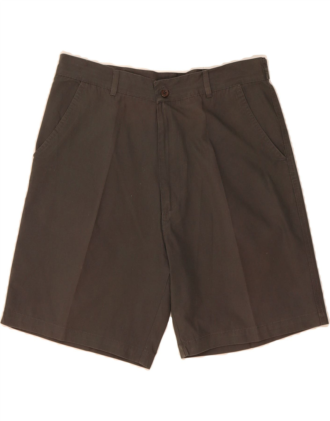 VINTAGE Mens Chino Shorts IT 48 Medium W30  Grey Polyester Vintage Vintage and Second-Hand Vintage from Messina Hembry 