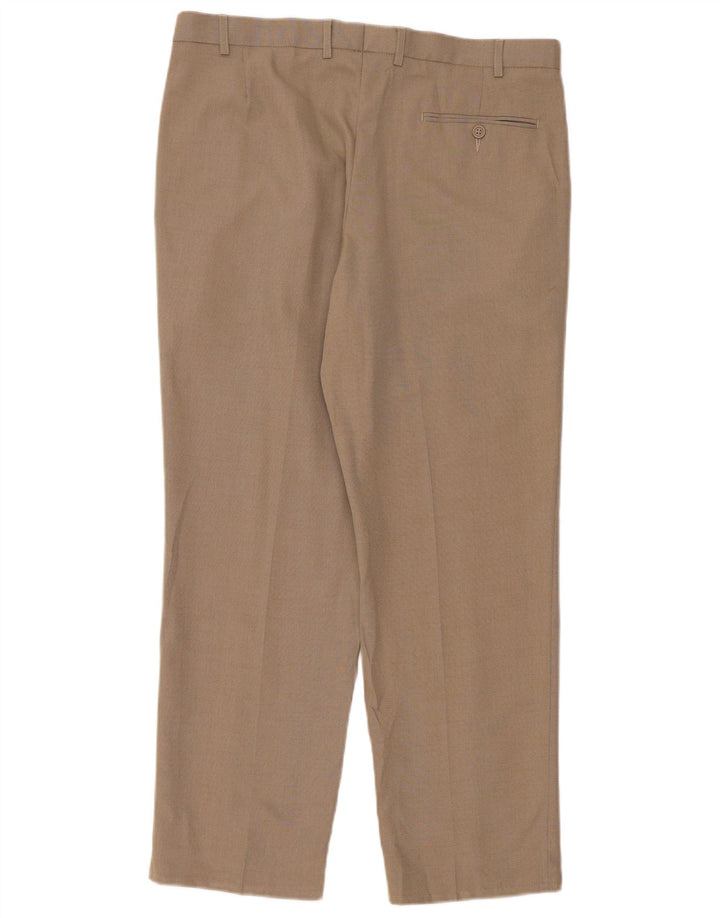 Marks & Spencer Pantaloni drepți pentru bărbați L36 L29 poliester bej