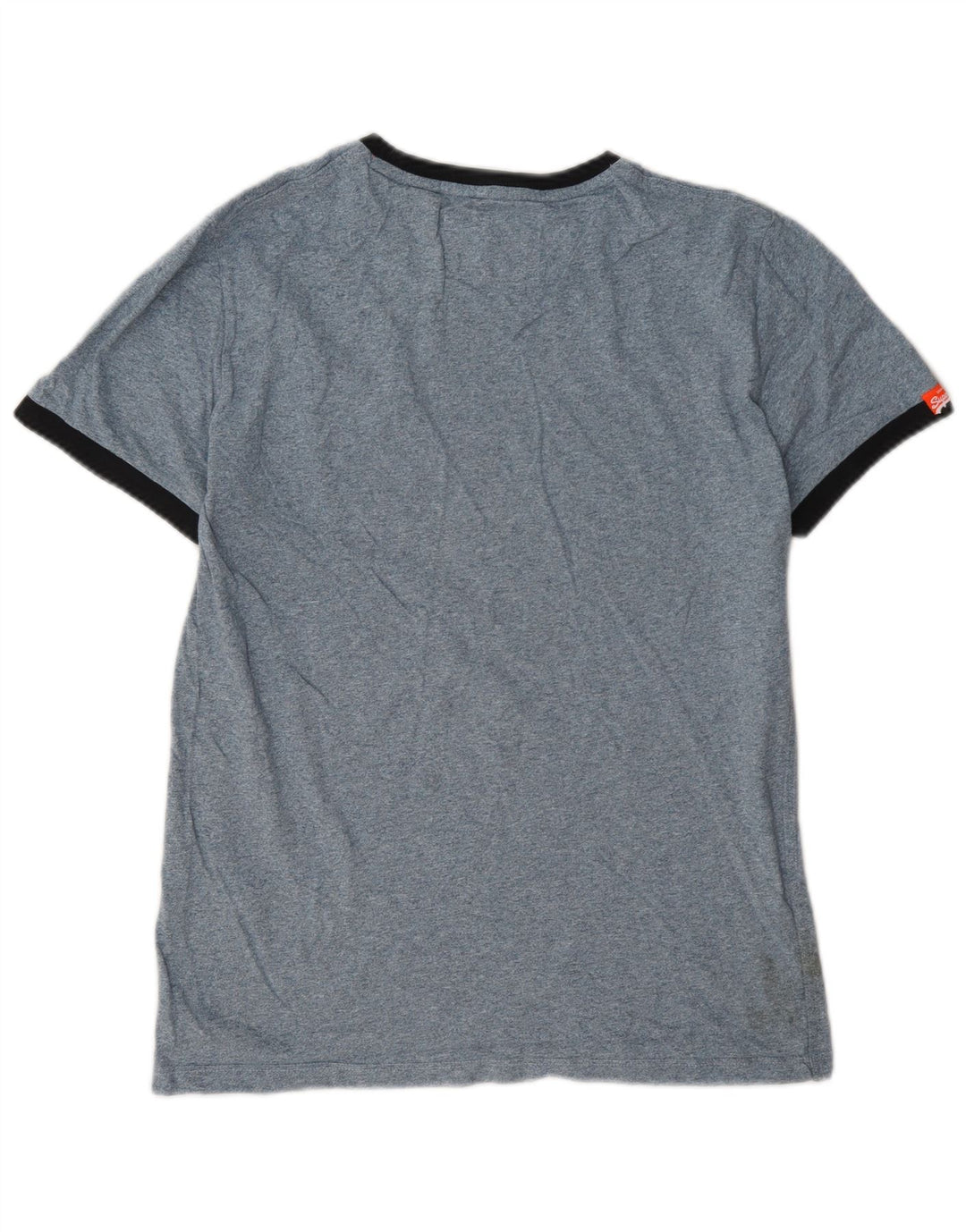 Tricou Superdry pentru bărbați Top mic albastru bumbac cu pete