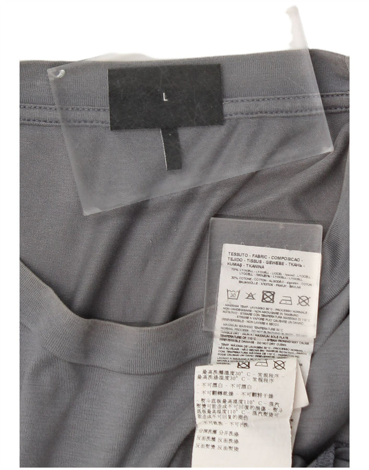 Tricou pentru bărbați Emporio Armani Top Large Gri Lyocell