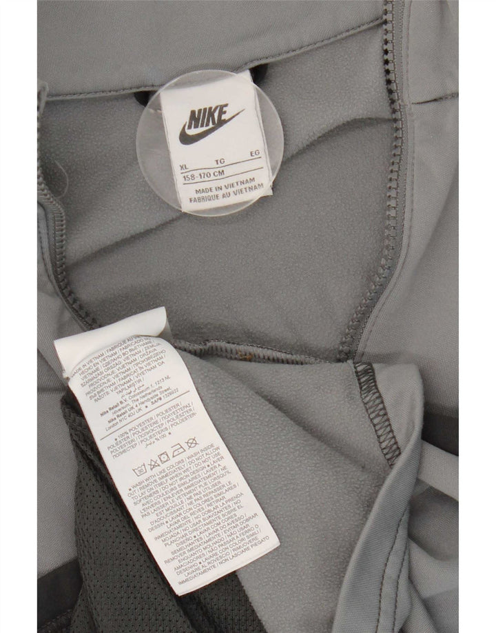 Jachetă de trening cu grafică Nike pentru băieți 13-14 ani XL, gri, color block