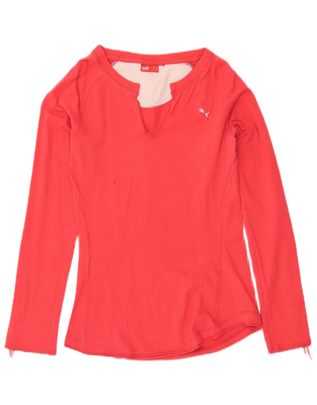 Top pentru femei PUMA cu mânecă lungă UK 12 Medium Red