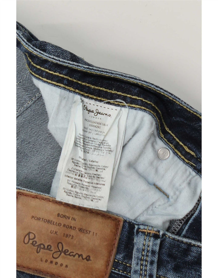 PEPE Jeans Blugi Slim Bărbați W34 L34 Bumbac Albastru