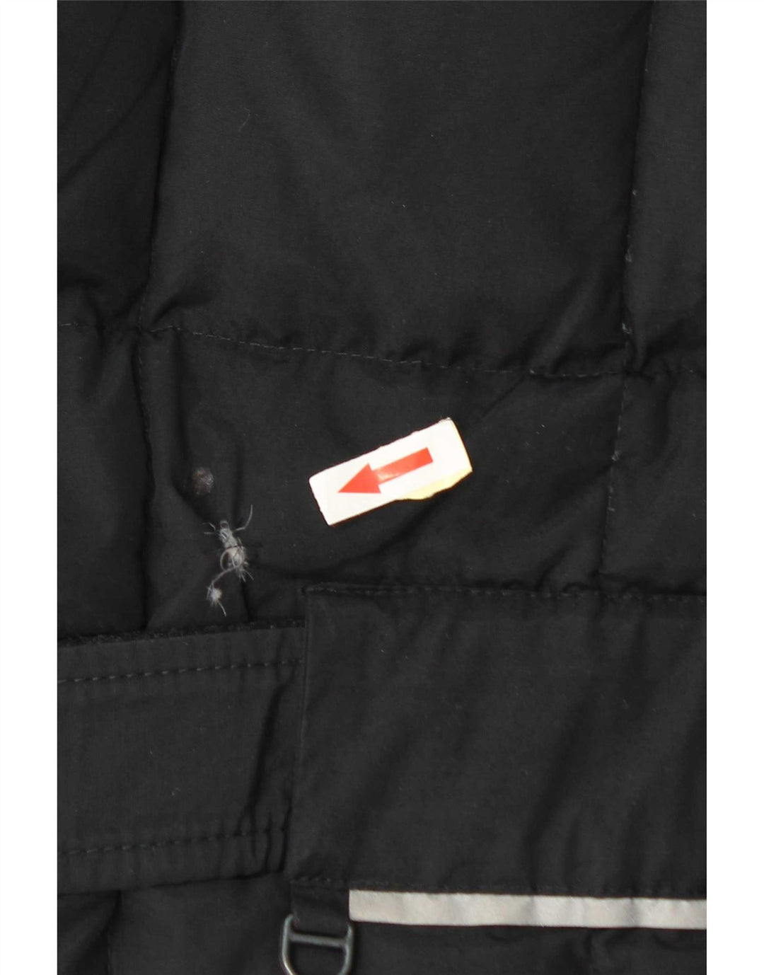 Jachetă căptușită Vintage pentru femei IT 48 XL Poliamidă neagră