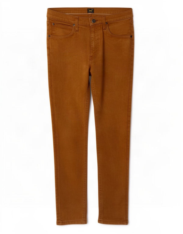 Lee Luke Slim Tapered Jeans W31 L30 bumbac maro