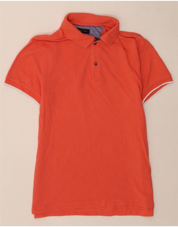 Massimo Dutti Băieți Cămașă Polo Casual Fit 13-14 Ani Portocaliu Mediu