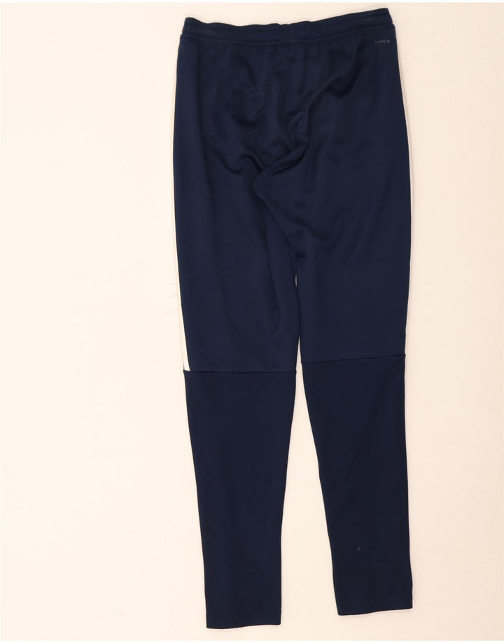 Pantaloni de trening Adidas Climalite pentru bărbați, poliester mici, albastru