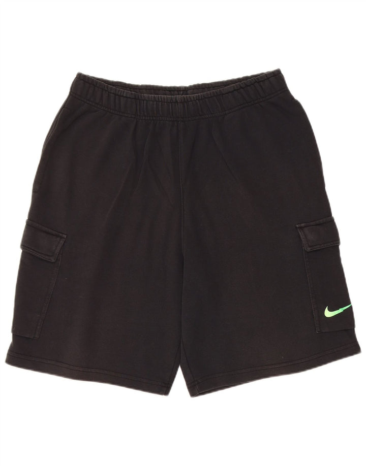Pantaloni scurți sport pentru bărbați Nike Standard Fit, bumbac mediu negru