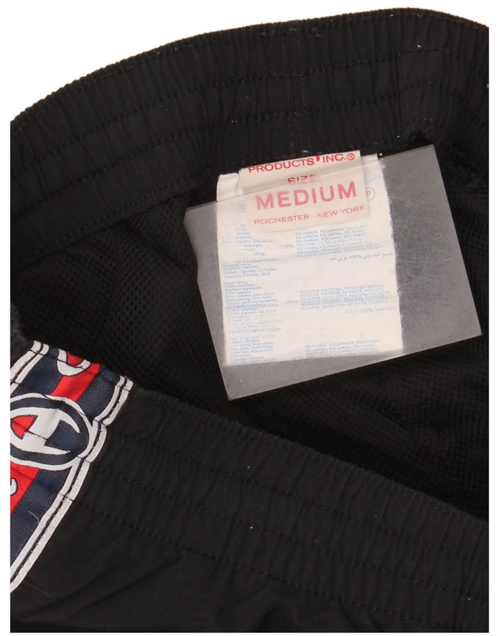 Pantaloni de trening pentru bărbați Champion Rochester Graphic, poliamidă neagră medie