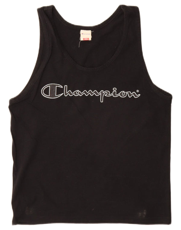 Top cu vestă grafică Champion pentru femei UK 10 Small Black
