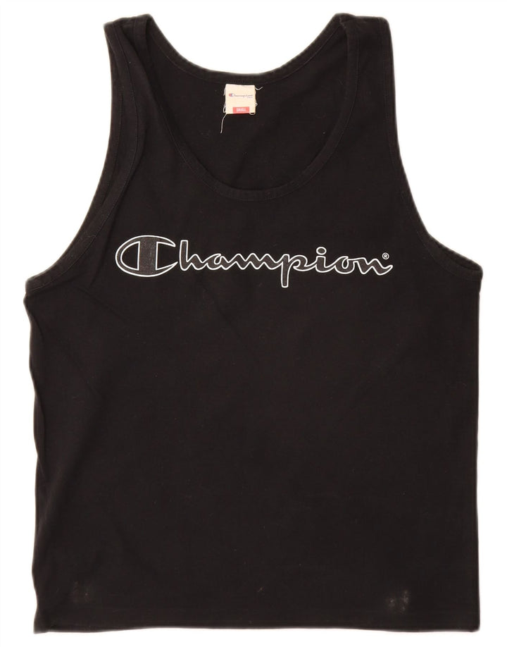 Top cu vestă grafică Champion pentru femei UK 10 Small Black