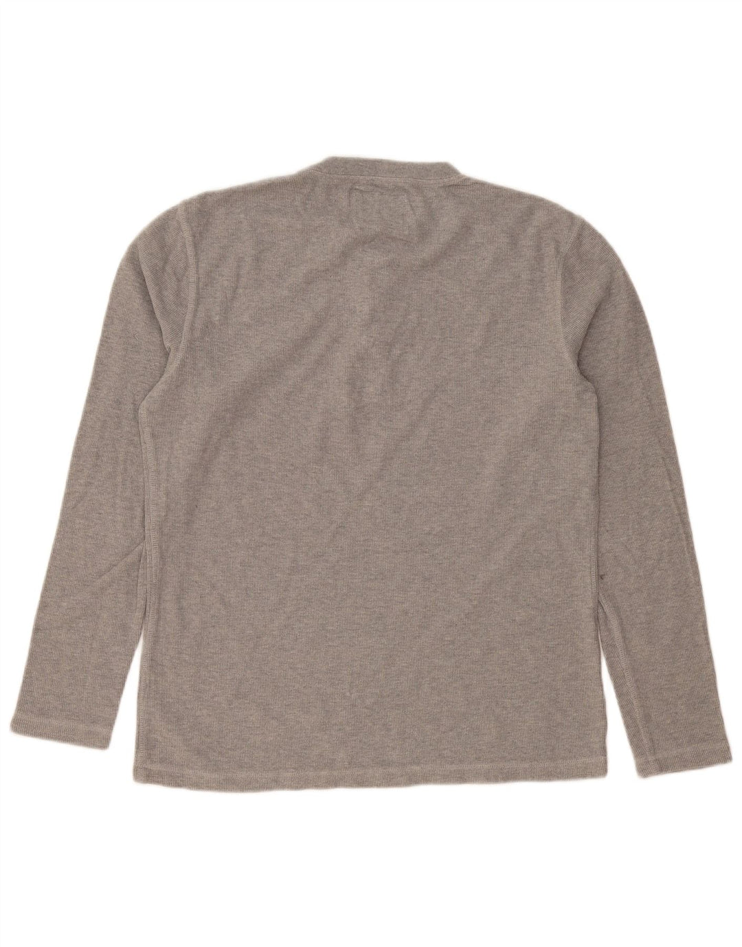 SUPERDRY Top pentru bărbați cu mânecă lungă, gri mediu