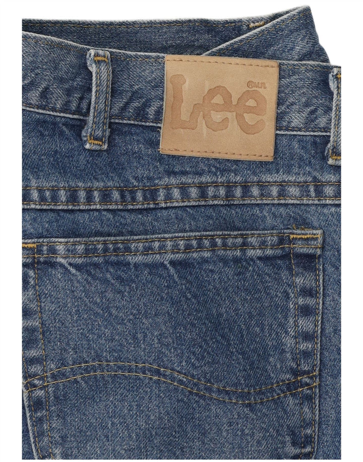 LEE Mens Straight Jeans W40 L34 Blue