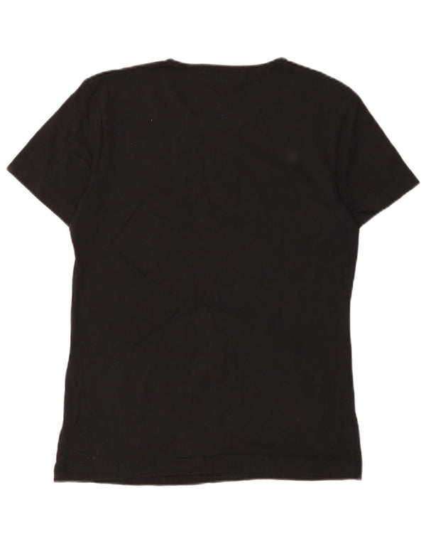 CALVIN KLEIN JEANS Tricou cu grafic pentru femei Top UK 14 Large Black