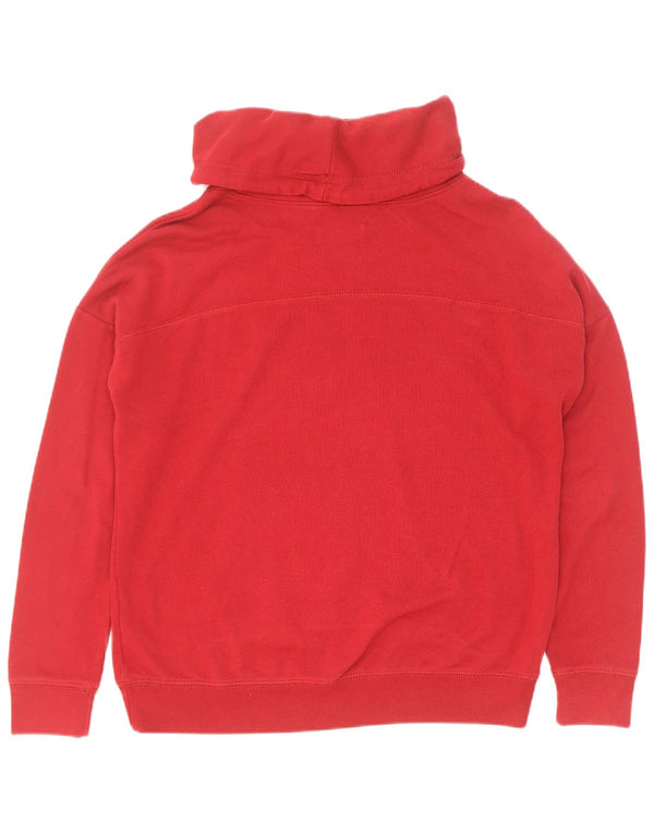 Pulover supradimensionat pentru femei Hollister Los Angeles, UK 10, roșu mic
