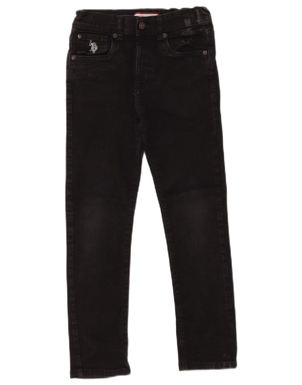U.S. Polo Assn. Blugi skinny baieti 10-11 ani W26 L24 bumbac negru