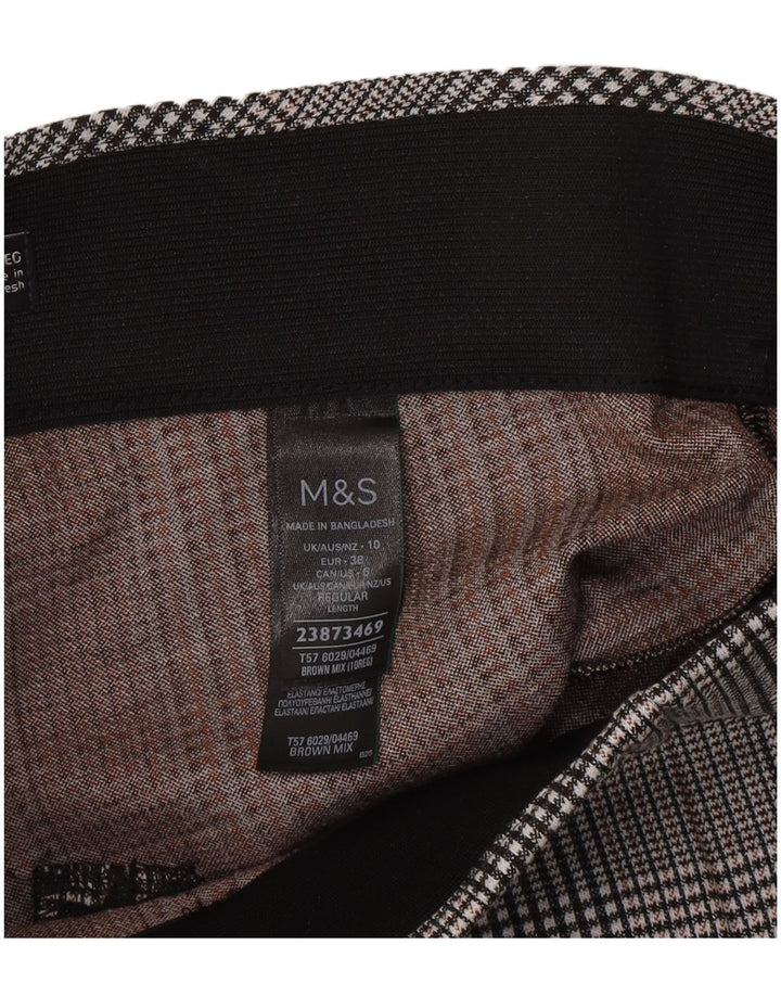 Leggings pentru femei Marks & Spencer UK 10 Poliester cu picioare de găină gri mici
