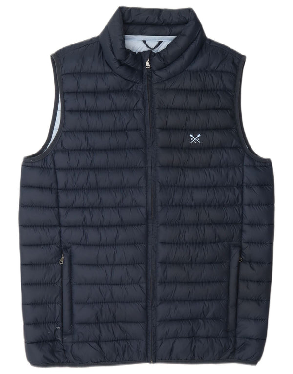 Crew Clothing Gilet căptușit pentru bărbați UK 36 Small Navy Blue Marine