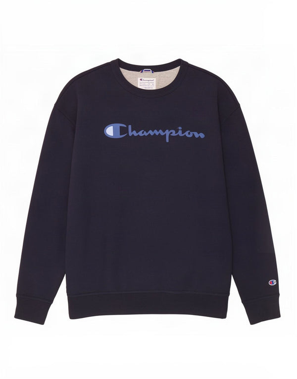 Pulover grafic pentru bărbați Champion, 2XL, bumbac bleumarin