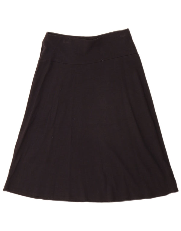 Fustă A-Line pentru femei Marks & Spencer UK 8 Small W26 Viscoză neagră