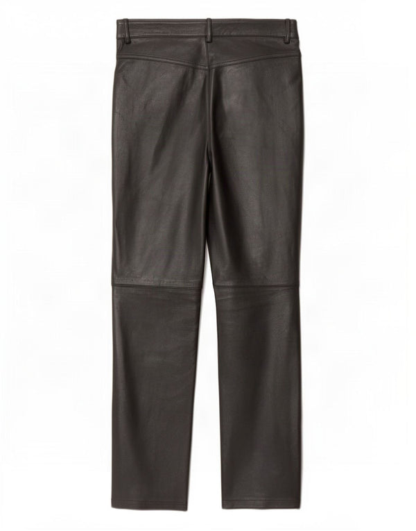 Pantaloni din piele artificială pentru femei Urban Outfitters UK 14 Medium L30 L29 Negru