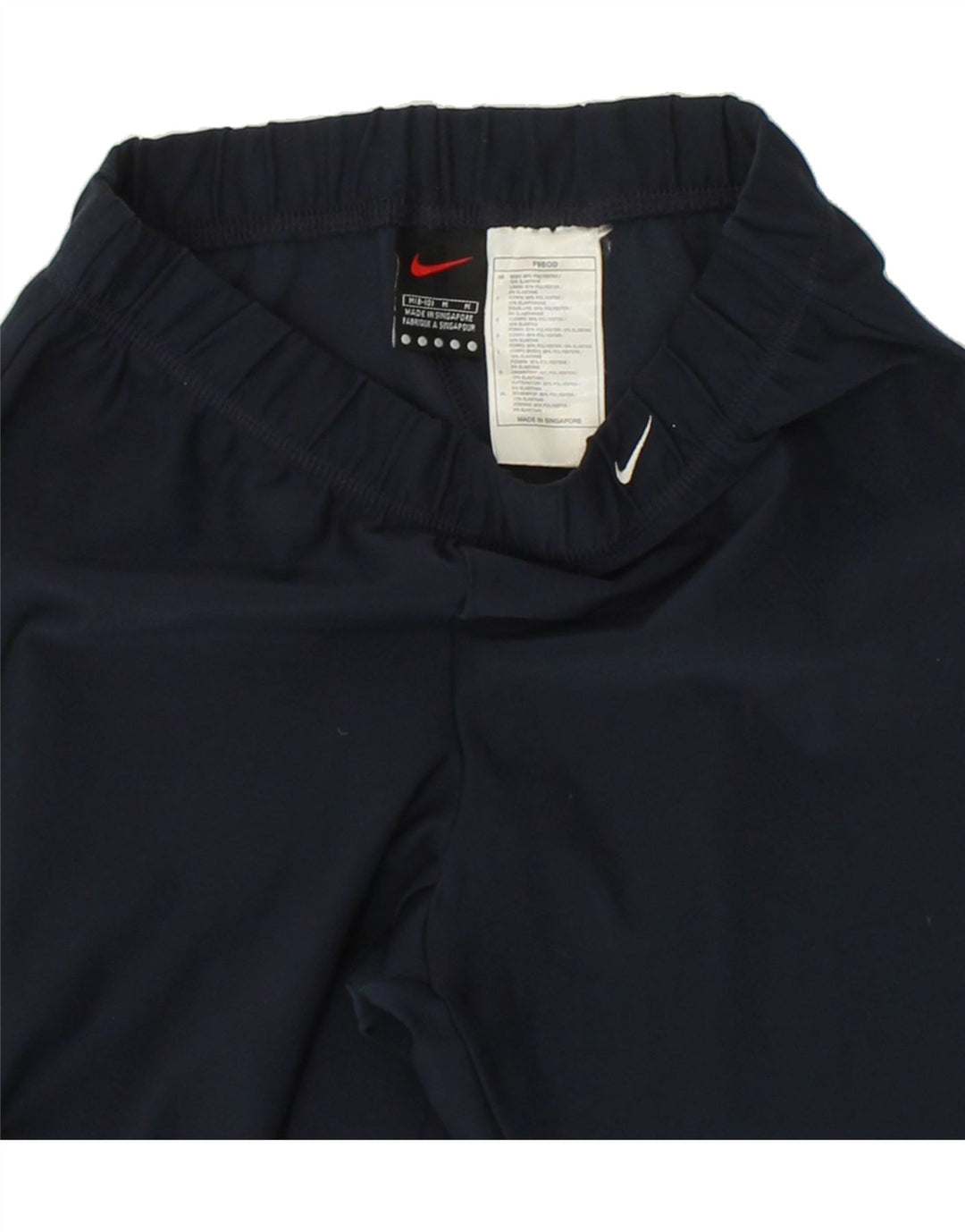 NIKE Womens Tracksuit Trousers UK 8/10 Medium Navy Blue Polyester Vintage Nike and Second-Hand Nike from Messina Hembry 