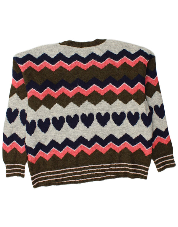 White Stuff Pulover pentru damă cu decolteu triplu UK 12 Medium Multicolor