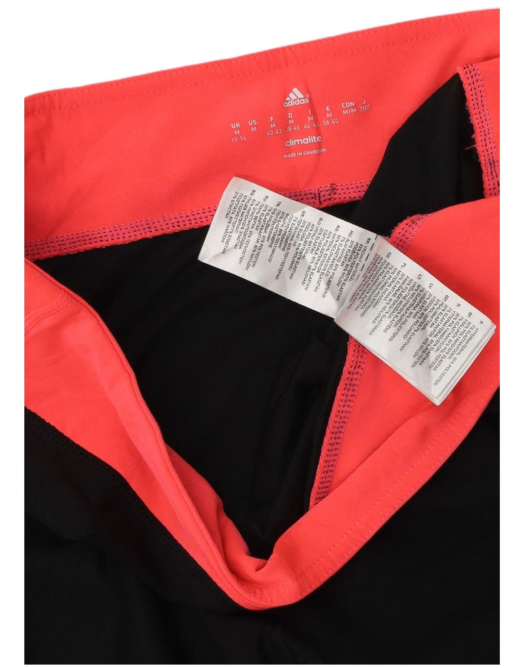 Leggings Climalite Adidas pentru femei UK 12/14 Poliester mediu negru