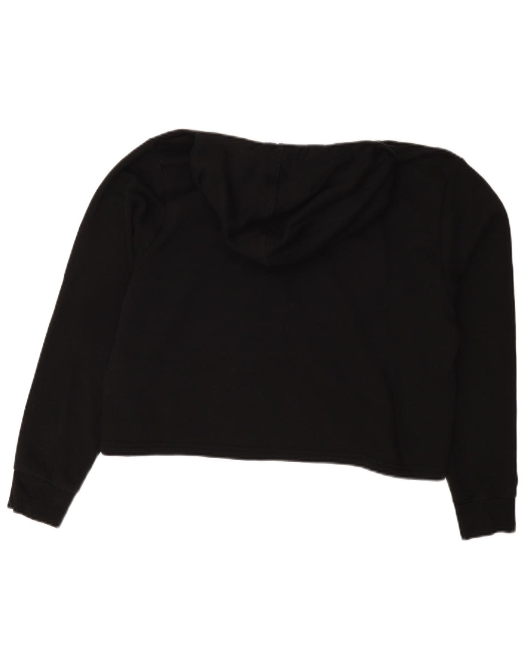 Pulover oversized Crop Hoodie PUMA pentru femei UK 14 Medium Black Colorblock