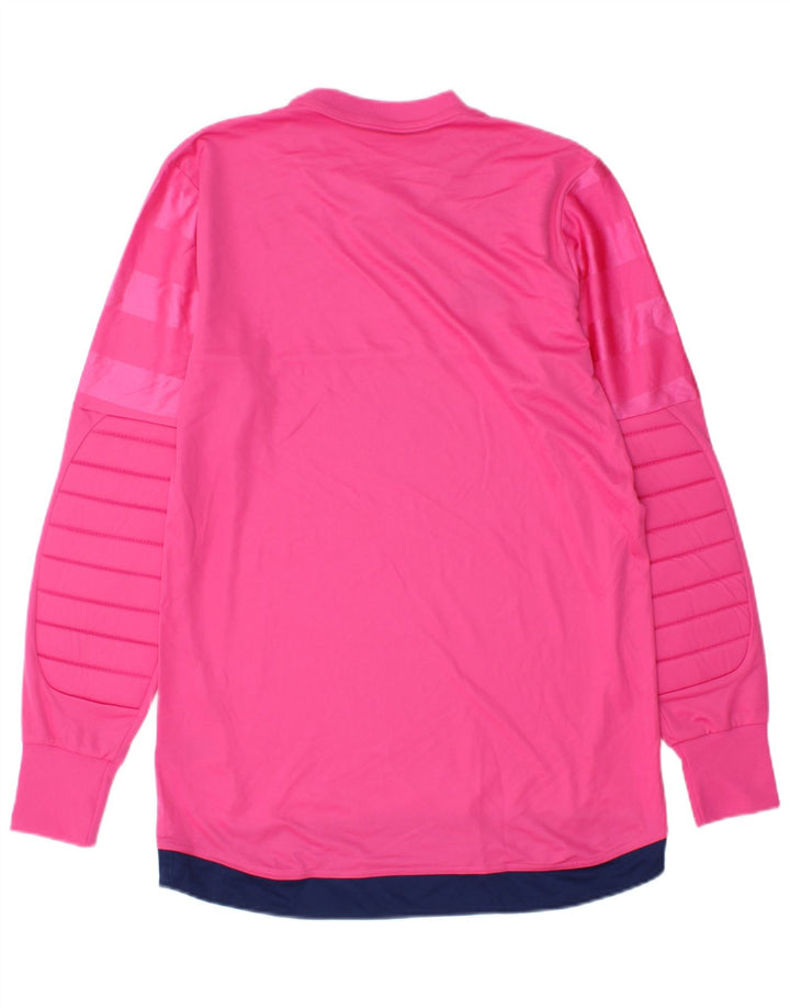 Tricou Adidas Climalite pentru bărbați Top mic, roz, poliester cu dungi