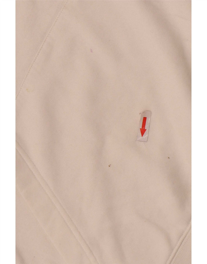 Pulover Nike pentru bărbați, bumbac alb mediu