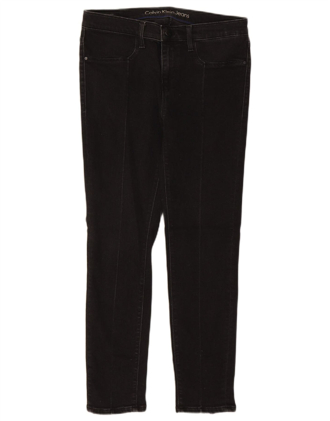 CALVIN KLEIN Womens Slim Jeans  W31 L25 Black Cotton