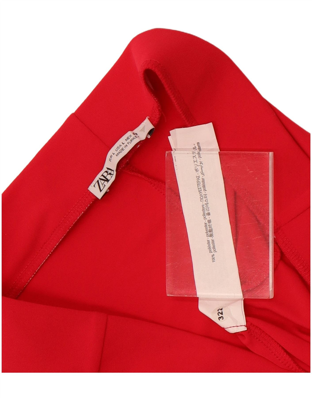 Pantaloni casual Flare Zara pentru femei L30 L32 Roz Poliester