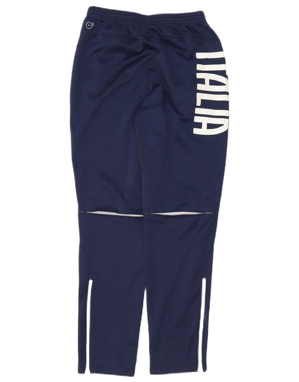 Pantaloni de trening Puma pentru băieți Italia Graphic 13-14 ani XL bleumarin