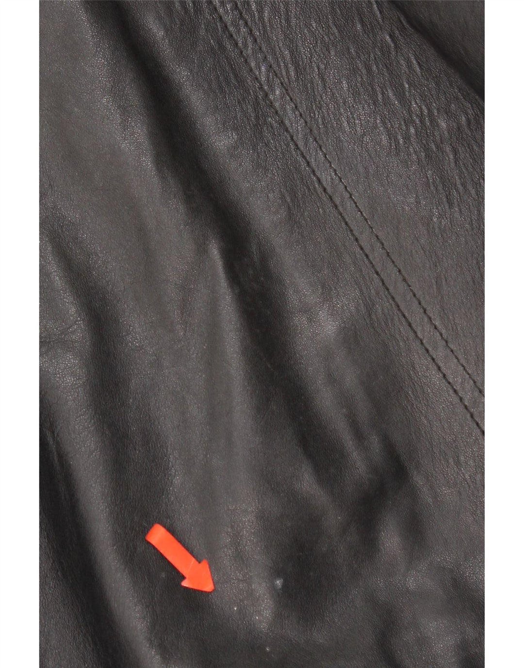 Jachetă de piele vintage pentru femei UK 16, mare, neagră