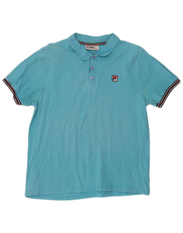 Tricou Polo Fila Barbati XL Bumbac Albastru