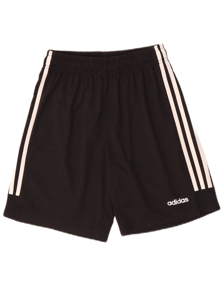 Pantaloni scurți sport ADIDAS băieți 13-14 ani poliester negru