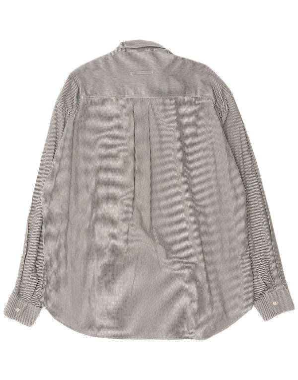 Cămașă pentru bărbați Trussardi Jeans XL, verde, bumbac cu dungi