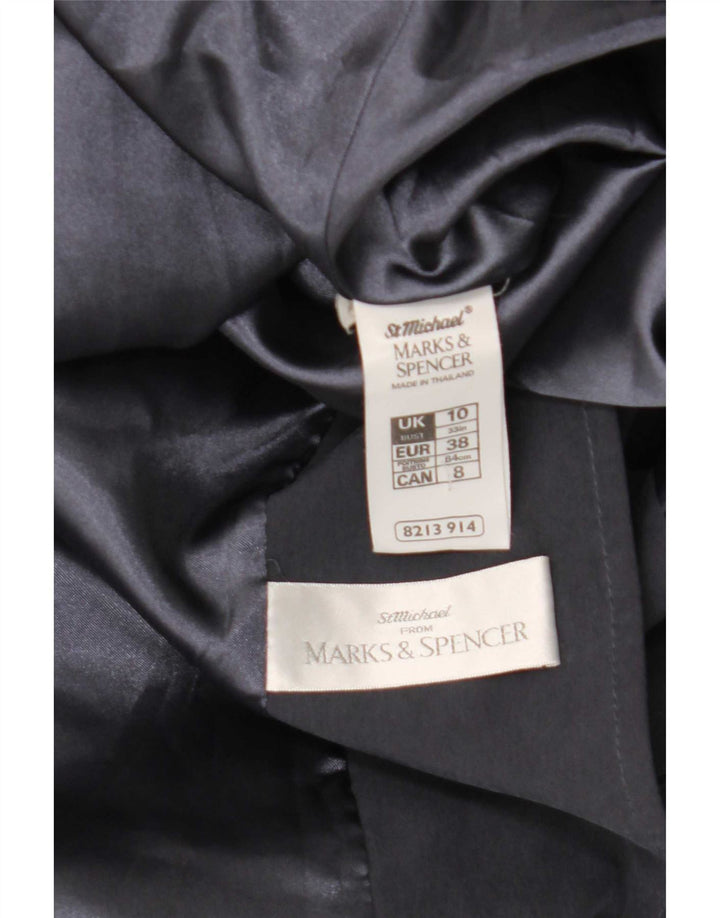 Trench supradimensionat pentru femei Marks & Spencer UK 10 Mic, bleumarin, modal