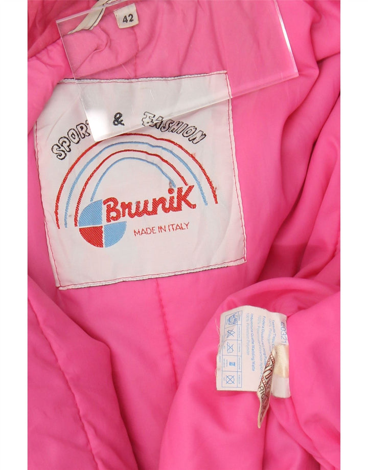 BRUNIK Jachetă de vânt cu glugă supradimensionată pentru femei IT 42 Medium Black