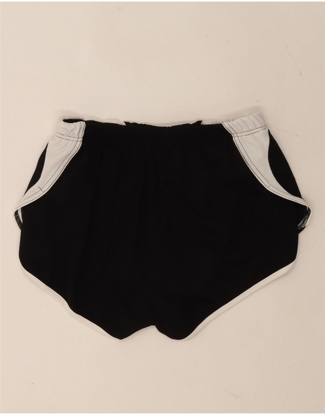 Pantaloni scurti sport grafic Asics pentru femei UK 12 Medium Black Colorblock Poliester
