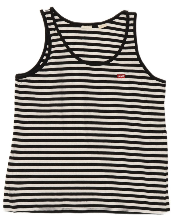 Vestă pentru femei LEVI'S UK 12 Medium White Striped Nautical