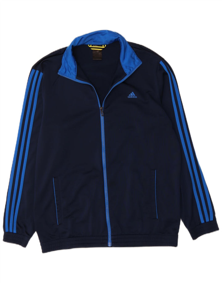 Jachetă de trening pentru bărbați ADIDAS UK 44/46 XL bleumarin poliester